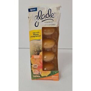 Glade Scented Oil Candles Hawaiian Breeze Fragrance 4 Oil Candle Refills New